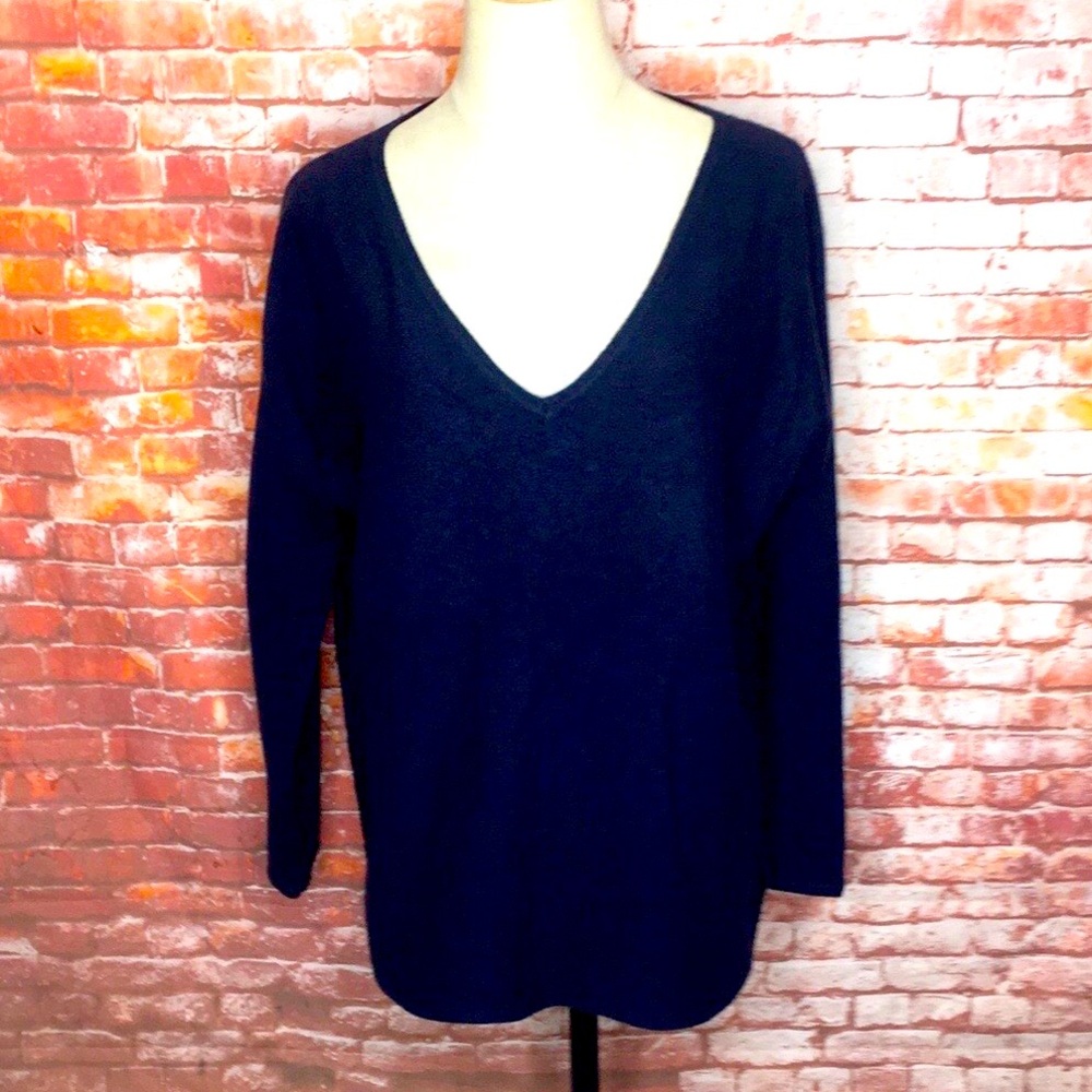 Boden Navy V-Neck Sweater